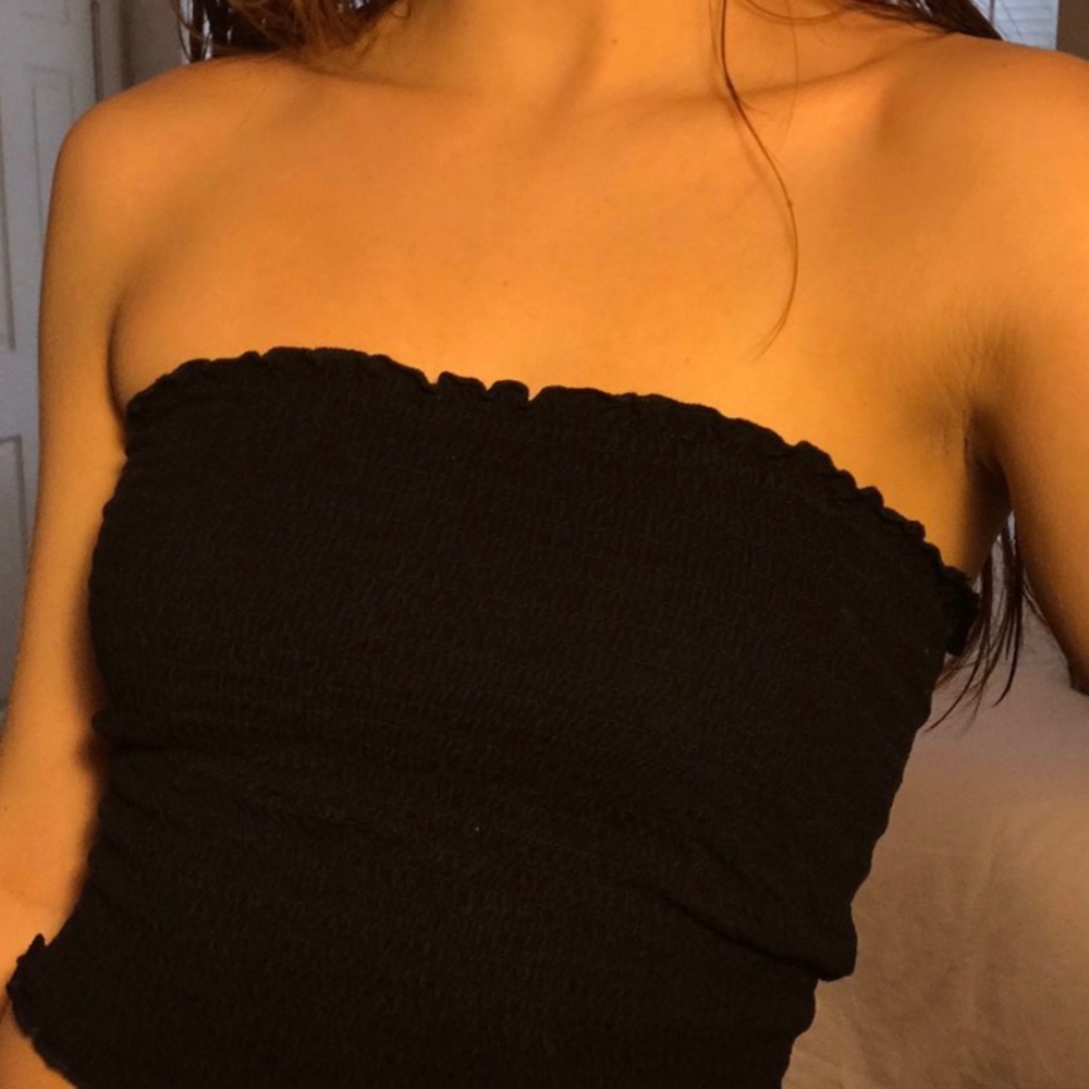 black tube top